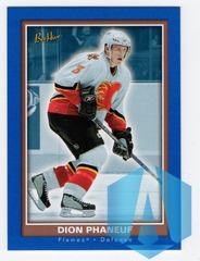 2005-06 Upper Deck Bee Hive Blue Dion Phaneuf #114 Rookie RC Flames